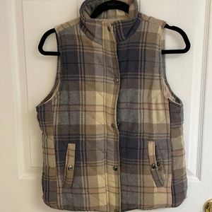 Plaid Vest